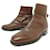 JM WESTON MANUFACTURE SHOES 721 JODHPUR BUCKLE BOOTS 7D 41 BOOTS Brown Leather  ref.999877