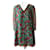 Robe fleurie mi-longue Claudie Pierlot Polyester Multicolore  ref.1007571