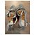 Sandali Christian Dior in pelle metallizzata Metallico - vista 5