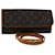 Louis Vuitton Pochette twin Brown Cloth  ref.1008404