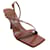 Autre Marque GIA / RHW Brown Patent Leather Rosie Strappy Sandals  ref.1009403