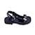 Céline Black Leo Strappy Sandals Shoes with Jacquard Straps Size 44 Leather  ref.1009476