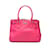 Salvatore Ferragamo Gancini Leather Becky Handbag Leather Handbag GG-21 D940 in Good condition Pink  ref.1009529