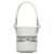 Dior White Small Vibe Bucket mit Kordelzug Weiß Leder Kalbähnliches Kalb  ref.1009578