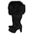 Stuart Weitzman Botas altas de tacón grueso en ante Negro Piel  ref.1009631