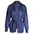 Missoni Metallic-Cardigan mit Gürtel aus blauer Viskose Strahl Zellulosefaser  ref.1009649