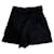 Zara Pantalones cortos Negro Algodón  ref.1009696