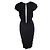 Masscob, Schwarzes Leinenkleid - Ansicht 2