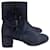 SARTORE  Ankle boots T.EU 38 Suede Blue  ref.1009913
