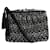 Judith Leiber Black sparkly embellished shoulder bag  ref.1009979