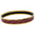 Hermès HERMES Bracelet Ancre Emaille Rouge Auth ki3174 Métal  ref.1010170