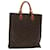 LOUIS VUITTON Monogram Sac Plat Hand Bag M51140 LV Auth 44437 Cloth  ref.1010192