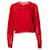Autre Marque Cotton Citizen, Red ragged sweater  ref.1010283