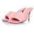 Autre Marque Bottega Veneta, Lido Pink quilted sandals Leather  ref.1010326