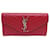 SAINT LAURENT CASSANDRE PORTFOLIO 372264 RED LEATHER LEATHER WALLET  ref.1010530