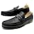 NEUF CHAUSSURES LOUIS VUITTON  MAJOR LOAFER EPI 10.5 44.5 LOAFERS SHOES Cuir Noir  ref.1010548