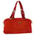 PRADA Hand Bag Suede Orange Auth 48617  ref.1011215