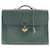 Sac à dépêches Hermès Sac À Dépèches Green Leather