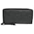 Louis Vuitton Zippy Wallet Cuir Noir  ref.1011355