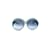 Óculos de sol redondos Christian Dior Optyl Azul  ref.1011465