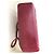 Vitello Borsa Prada Easy in pelle di agnello rosso scuro Bordò - vista 7