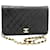 Chanel Full Flap Negro Cuero  ref.1012109