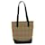 BURBERRY Nova Check Shoulder Bag Canvas Leather Beige Black Auth 49088 Cloth  ref.1012260