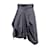 Louis Vuitton Asymmetric Skirt with Hooks Grey Cotton  ref.1012307