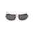 Gefütterte Bridge-Sonnenbrille von Fendi Silber Metall  ref.1012367