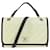 Chanel Flap Bag Blanco Cuero  ref.1012452