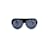 Gafas de sol estilo aviador de acetato de Burberry Negro  ref.1012521