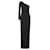 Vestido maxi preto Haney Tracee com divisão lateral Viscose  ref.1012574