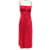 FAITHFULL THE BRAND Robes T.International XS Viscose Rouge  ref.1012661
