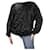 Isabel Marant Black sequin embellished top - size FR 36 Polyester  ref.1012683