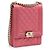 Chanel Boy Flap North South in Caviar Trapuntato Rosa - vista 2