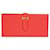 Béarn Hermès Bearn Roja Cuero  ref.1012975