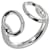 Ring Hermès Nausicaa Plata Plata  ref.1013337