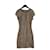 Chanel 11B Byzance Vestido Tweed ouro preto FR36/38 Multicor Lã  ref.1013338