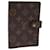 LOUIS VUITTON Monogramm Agenda PM Tagesplaner Cover R.20005 LV Auth 48877 Leinwand  ref.1013417