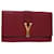 SAINT LAURENT Clutch Bag Leather Red 265701 Auth yk8013b  ref.1013421