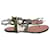 AQUAZZURA  Sandals T.EU 40 Suede Green  ref.1013554