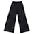 Cambon Chanel Un pantalon, leggings Polyester Laine Elasthane Noir  ref.1013651