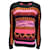 Autre Marque The Elder Statesman Black / Pink Multi Hand Knit 3D Mantra Crewneck Sweater Cashmere  ref.1013808