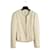 Chanel 93Una chaqueta de lana color crudo fr38  ref.1013904