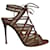 Gianvito Rossi Sandales Adria en Daim Nude Suede Chair  ref.1013909