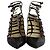 Emilio Pucci Riemchen-Pumps mit Schnallenkäfig aus schwarzem Lackleder - Ansicht 2