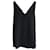 Stella Mc Cartney Stella McCartney Bluse mit V-Ausschnitt aus schwarzer Viskose Zellulosefaser  ref.1013917