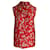 Chloé Printed Blouse in Red Silk  ref.1013922