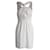 Alexander Wang Twist Front Mini Dress in White Acrylic  ref.1013943