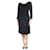 Chanel Vestido negro adornado con lentejuelas brillantes - talla FR 38 Poliamida  ref.1014075